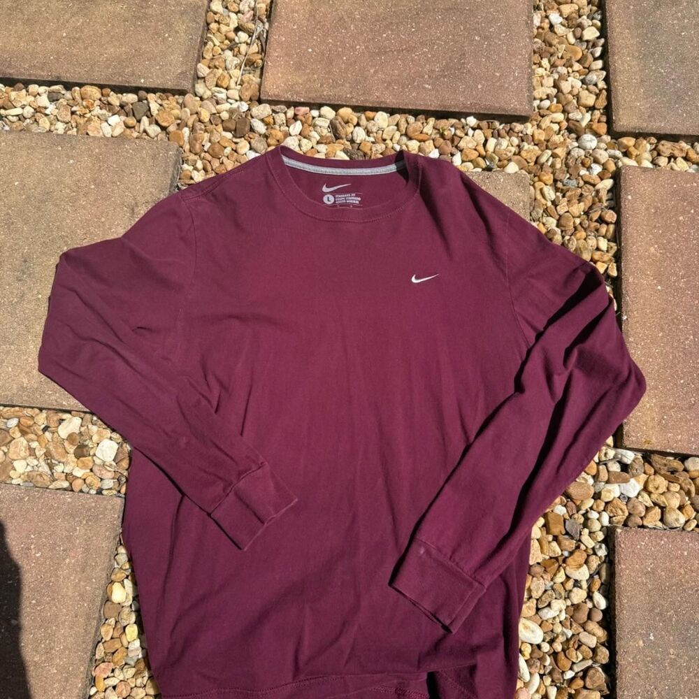 Nike Small Check Long Sleeve T Shirt
